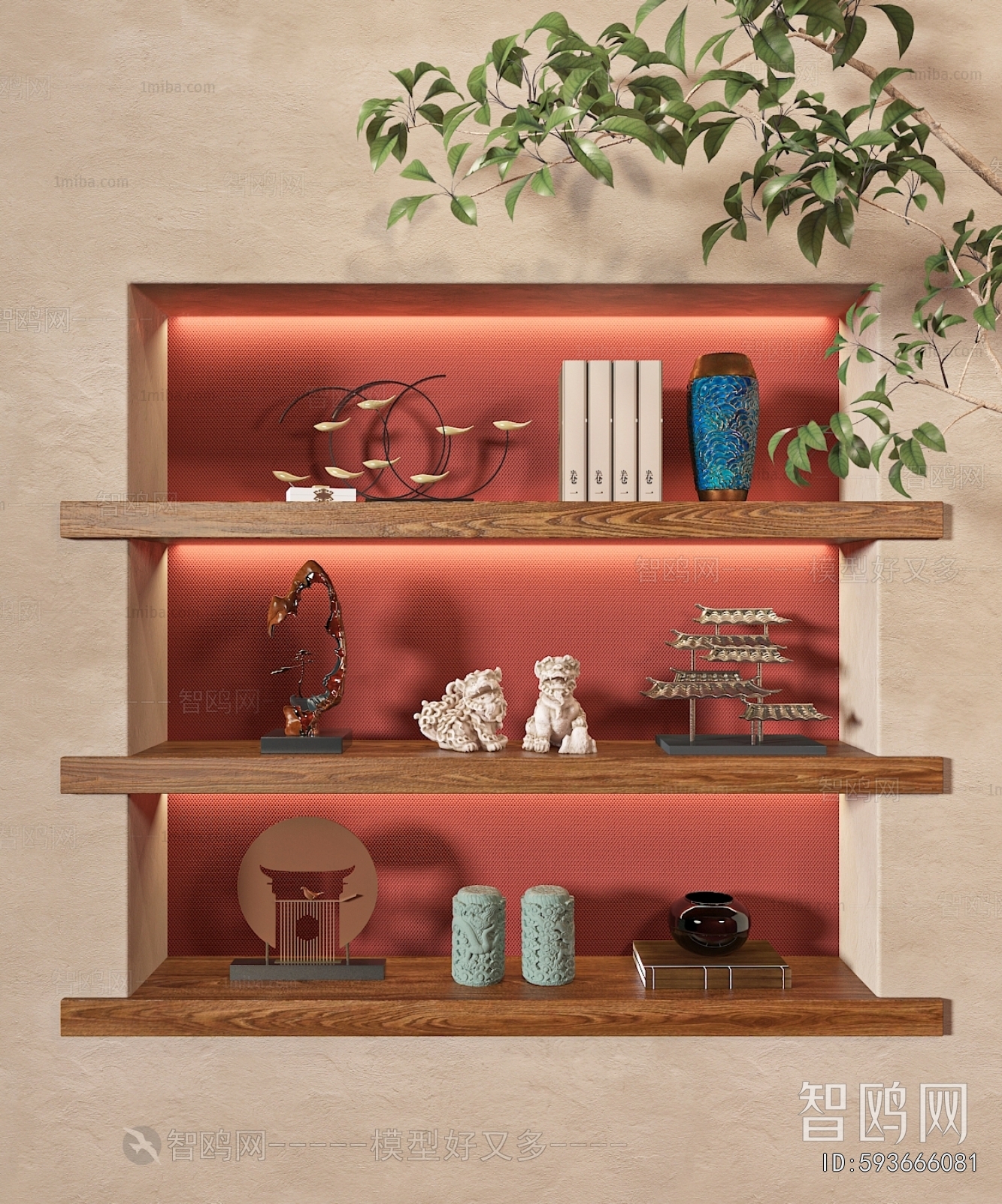 New Chinese Style Decorative Set