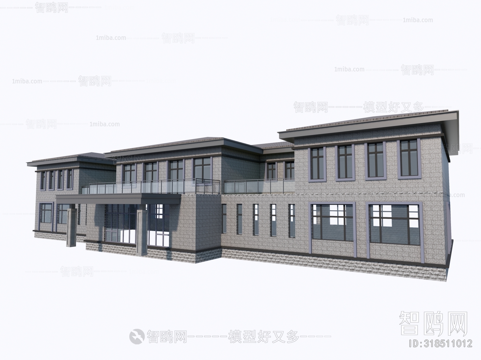 New Chinese Style Architecture Of Artistic Style