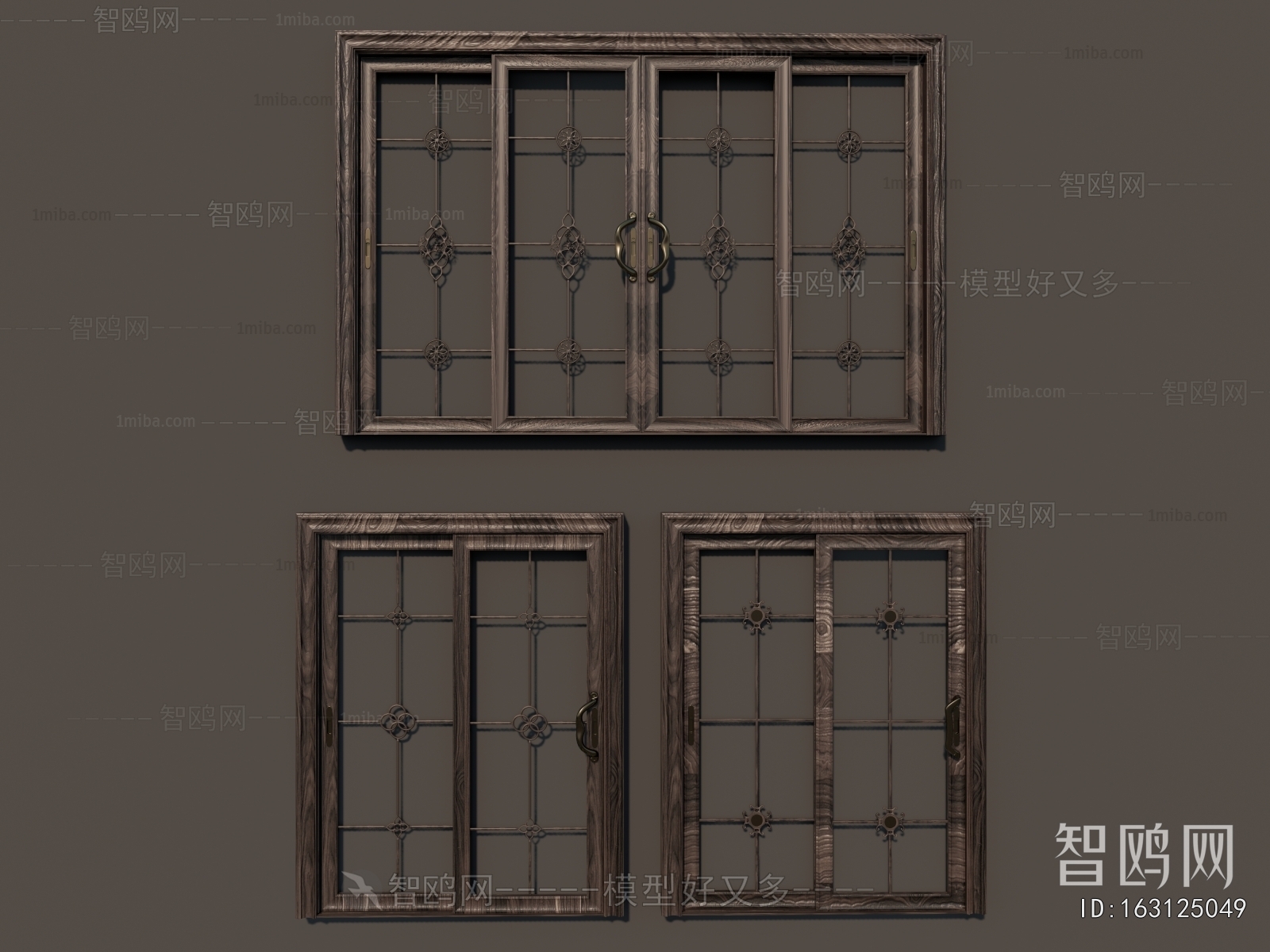 New Chinese Style Sliding Door