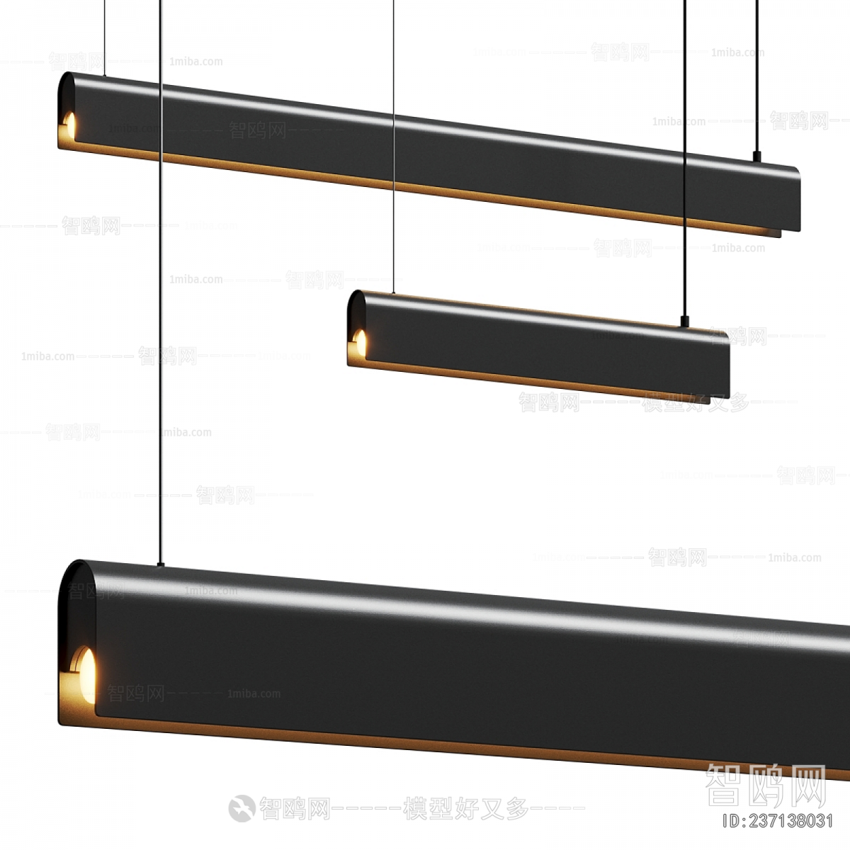 Modern Long Chandelier