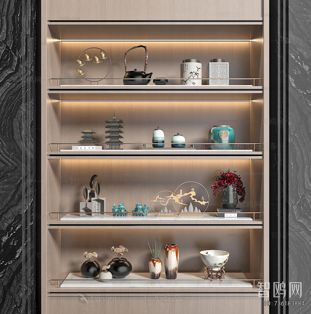 New Chinese Style Decorative Set