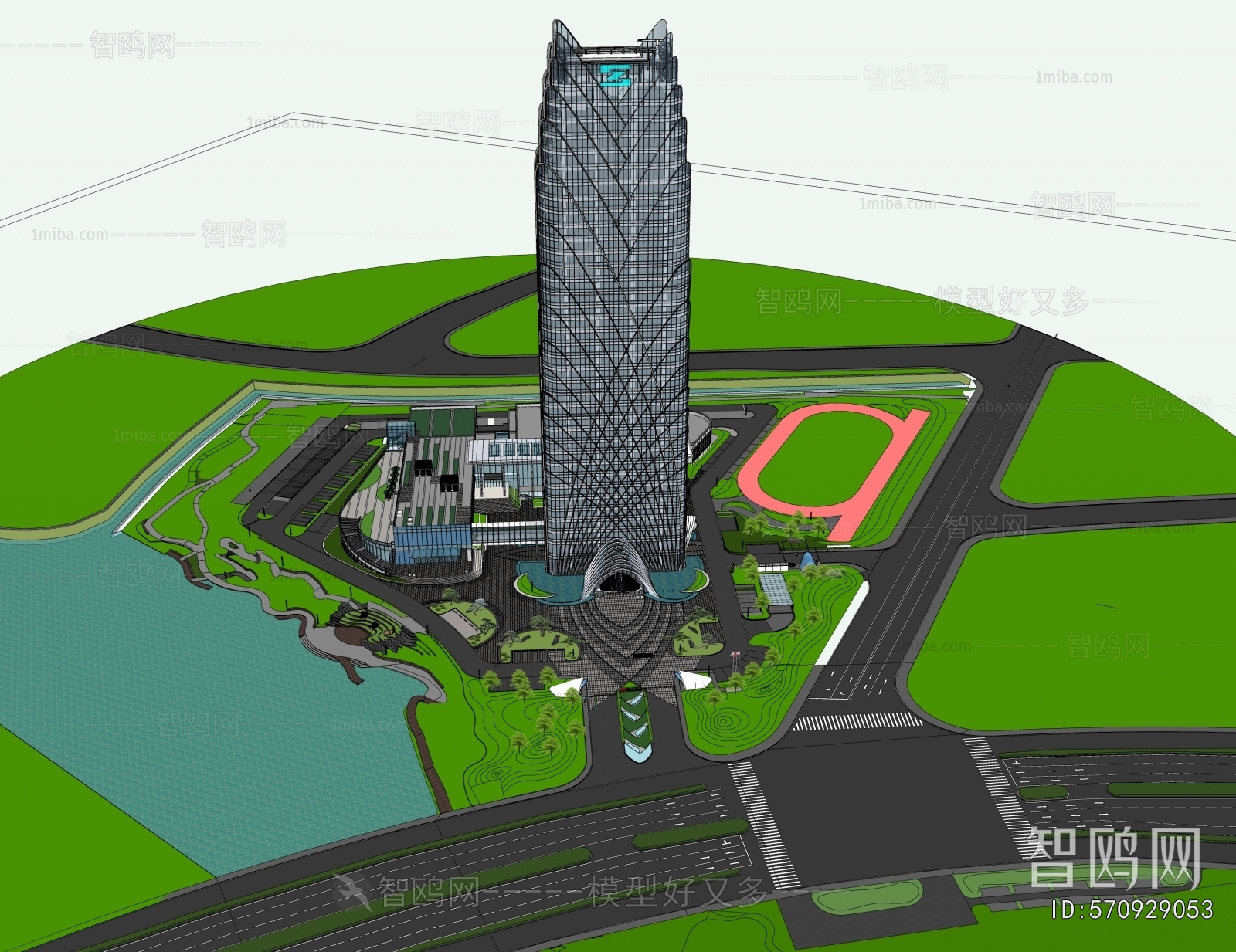 Modern Appearance Of Commercial Building