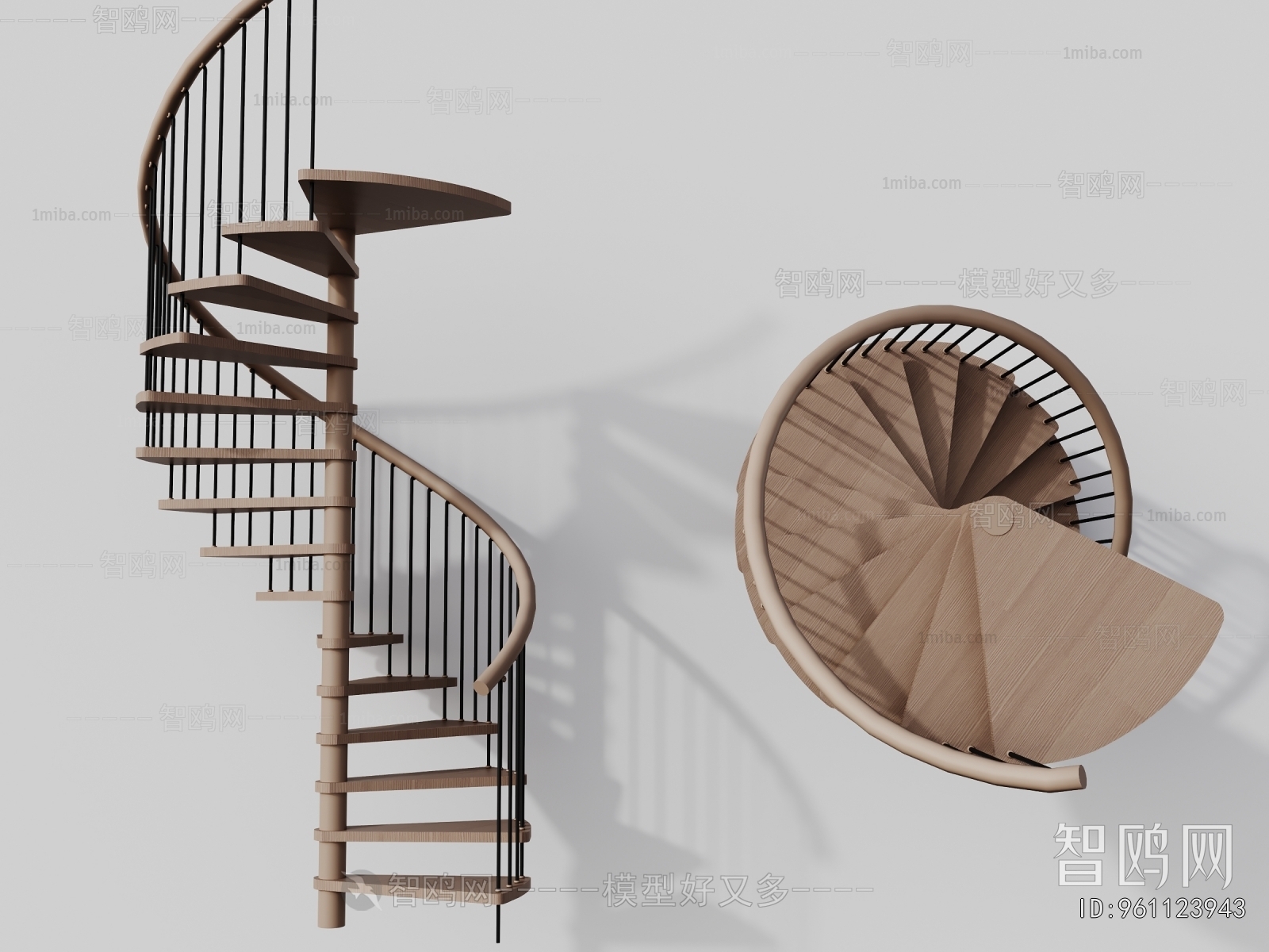 Modern Rotating Staircase
