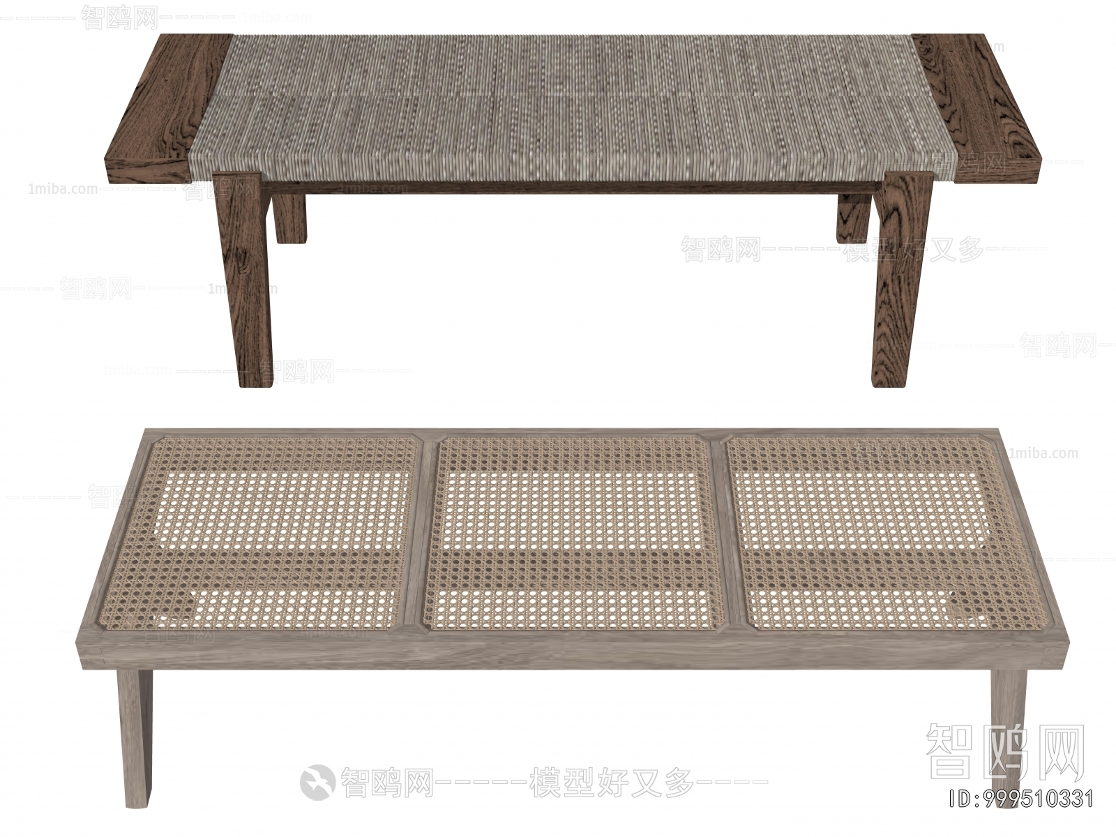 Wabi-sabi Style Bench