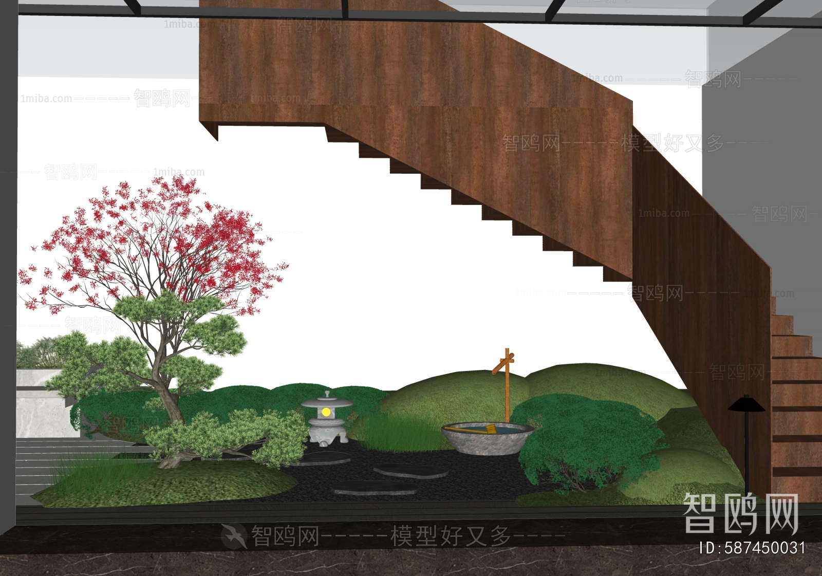 Modern Courtyard/landscape