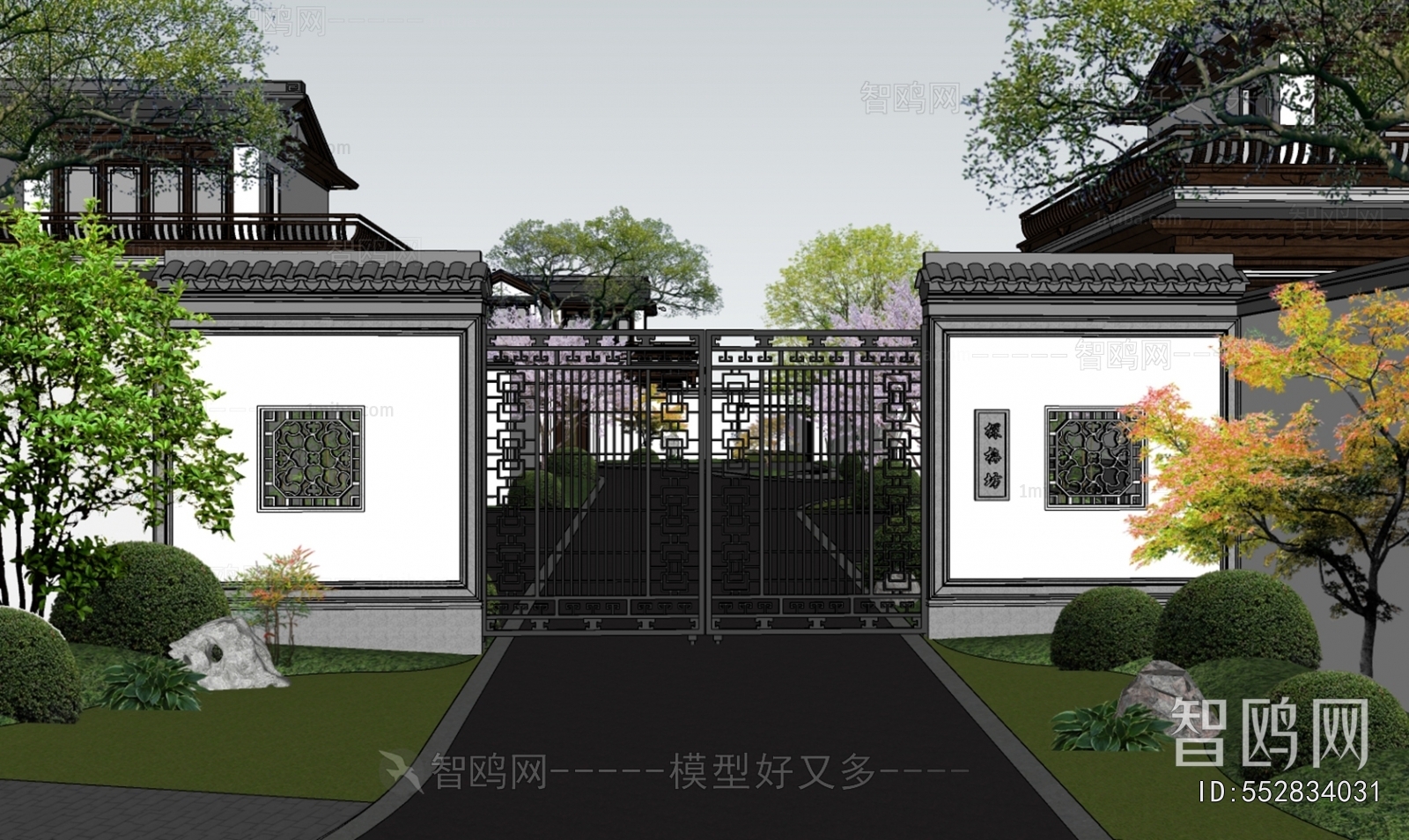 New Chinese Style Gate