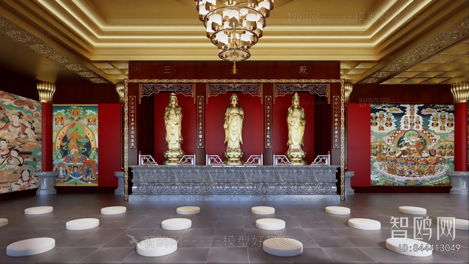 New Chinese Style Buddhist Temples