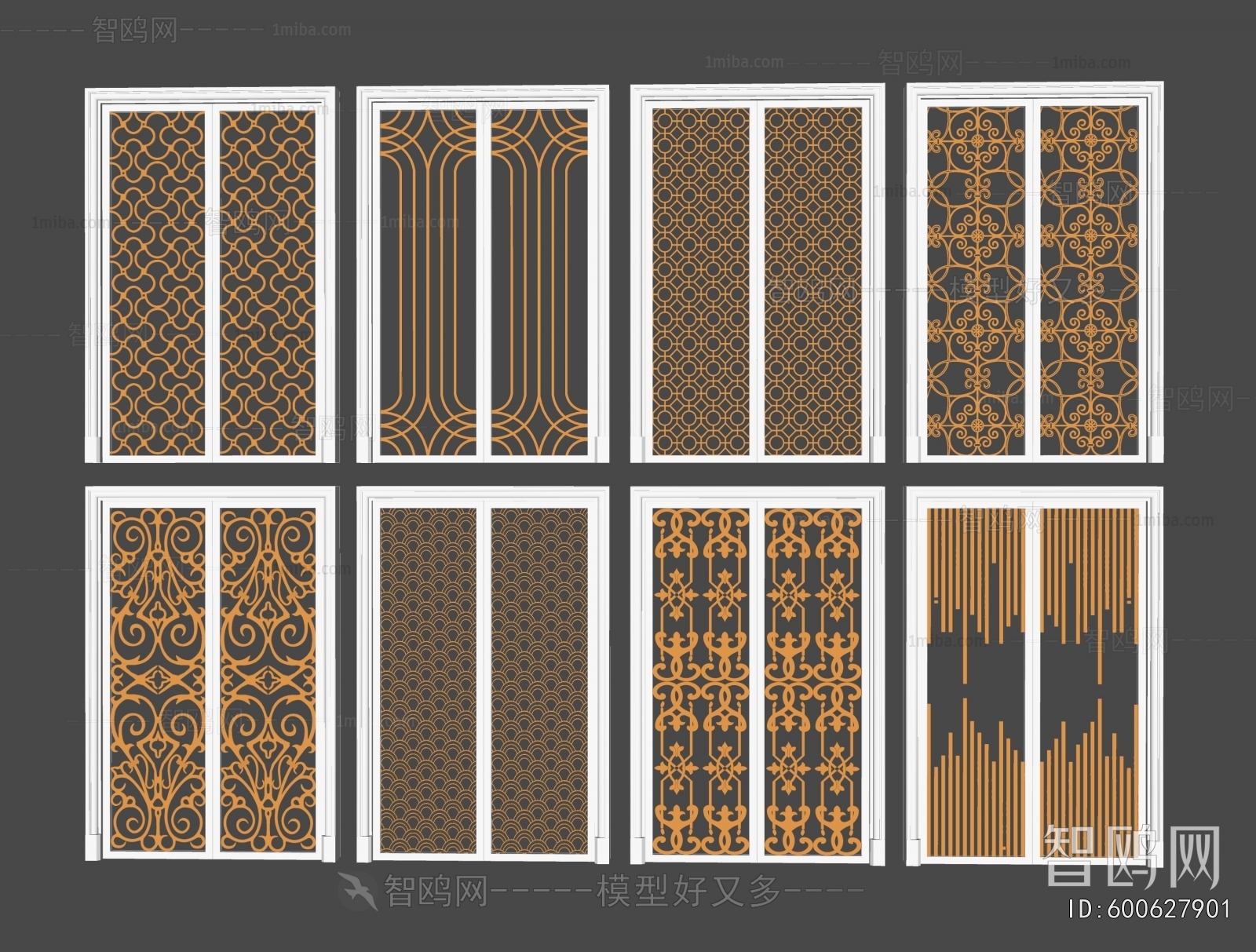 New Chinese Style Sliding Door