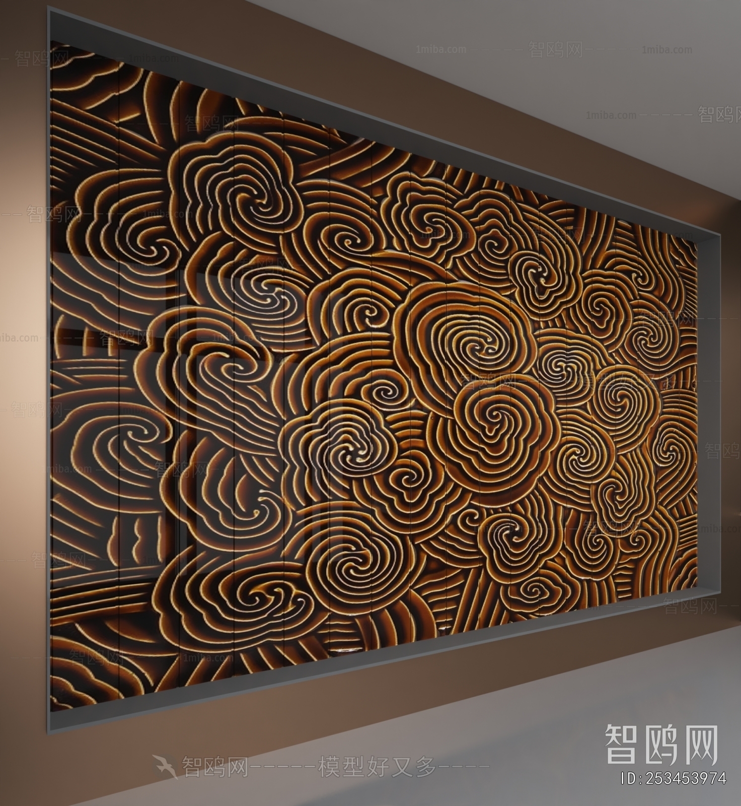 New Chinese Style TV Wall