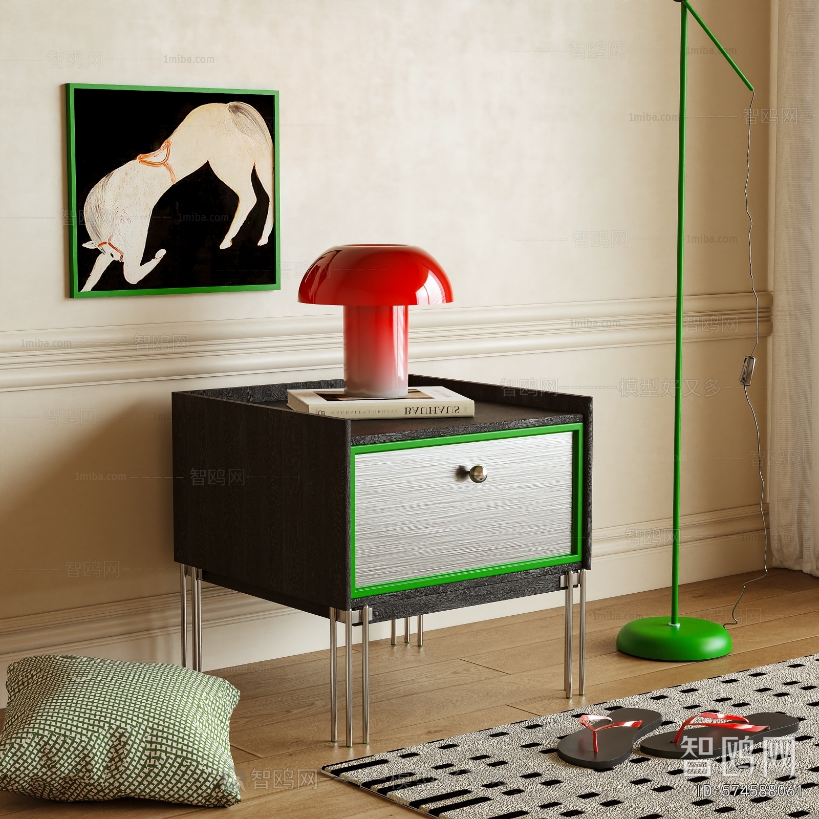 Modern Bedside Cupboard