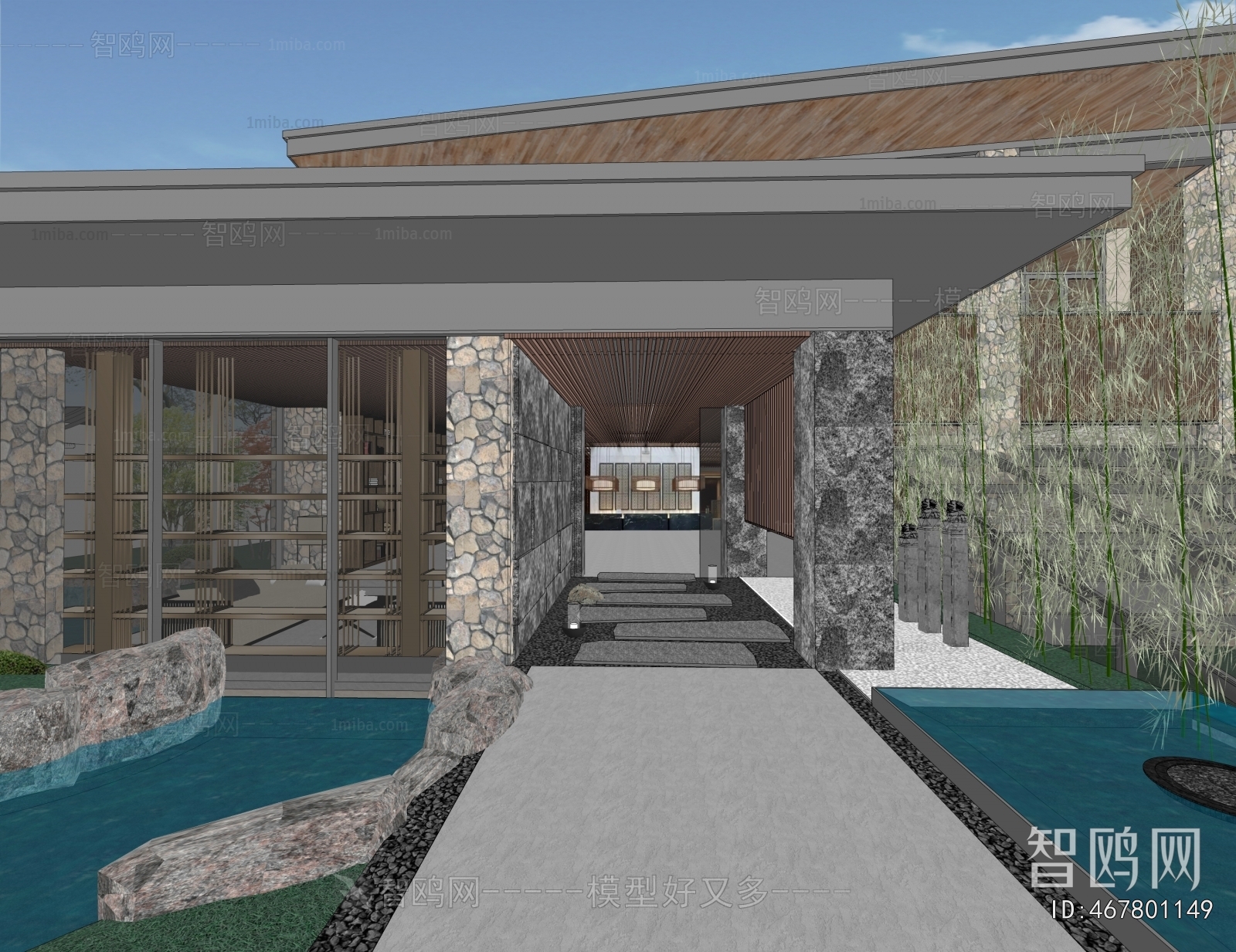 Japanese Style Courtyard/landscape