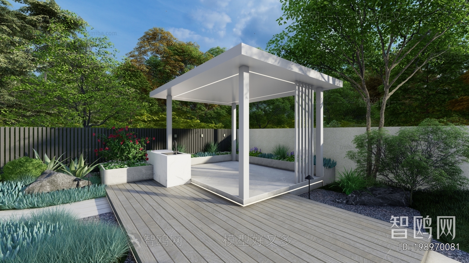 Modern Courtyard/landscape