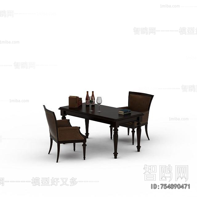 European Style Dining Table And Chairs