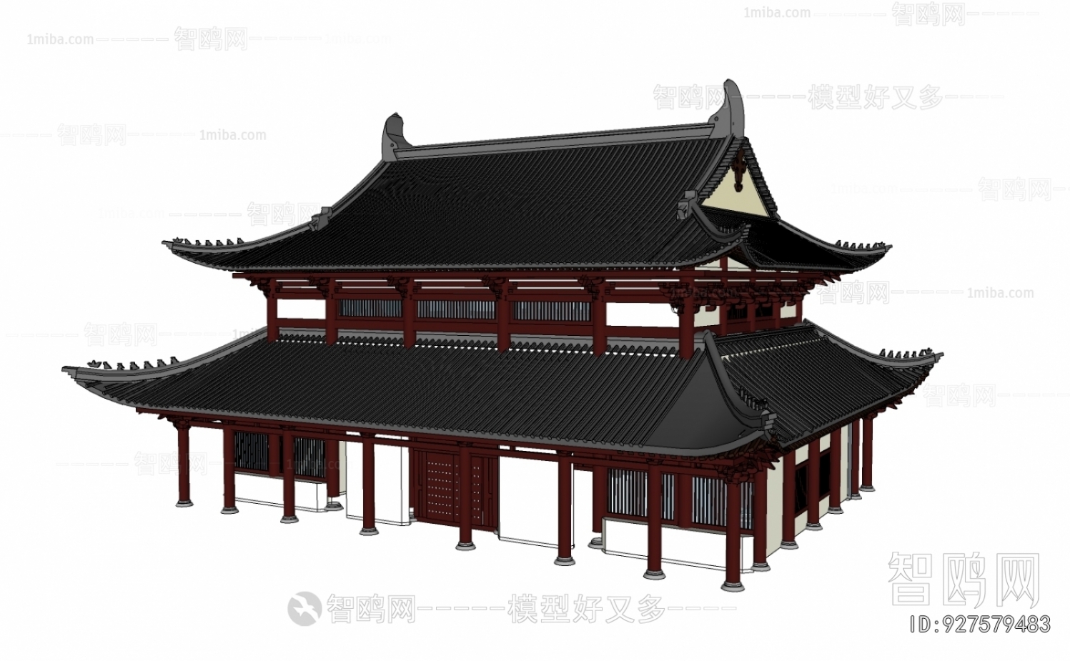 Chinese Style Ancient Architectural Buildings