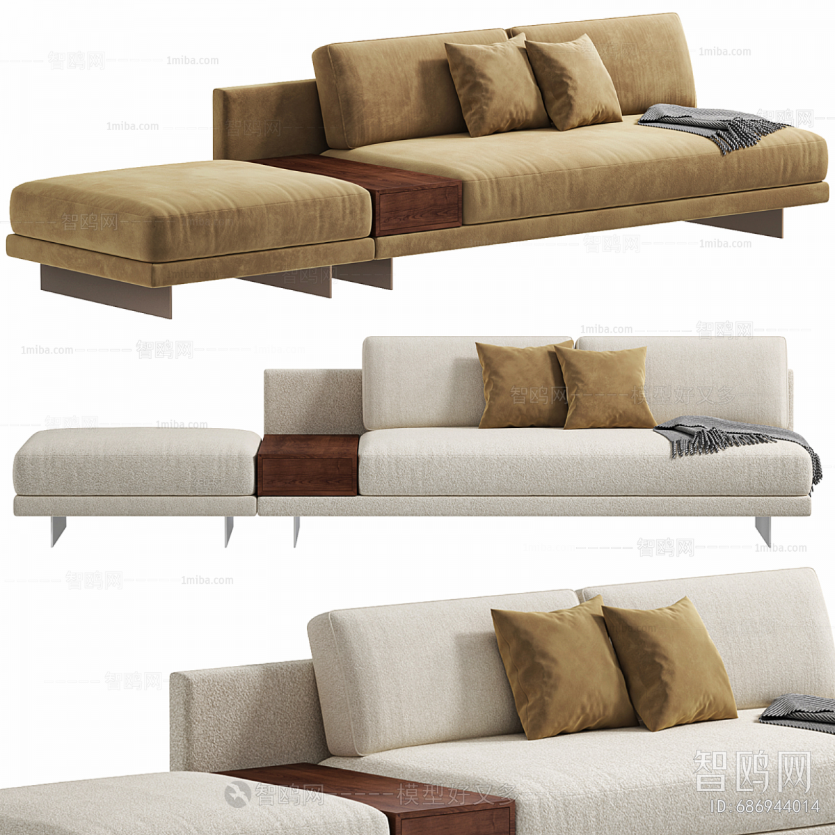 Modern Multi Person Sofa