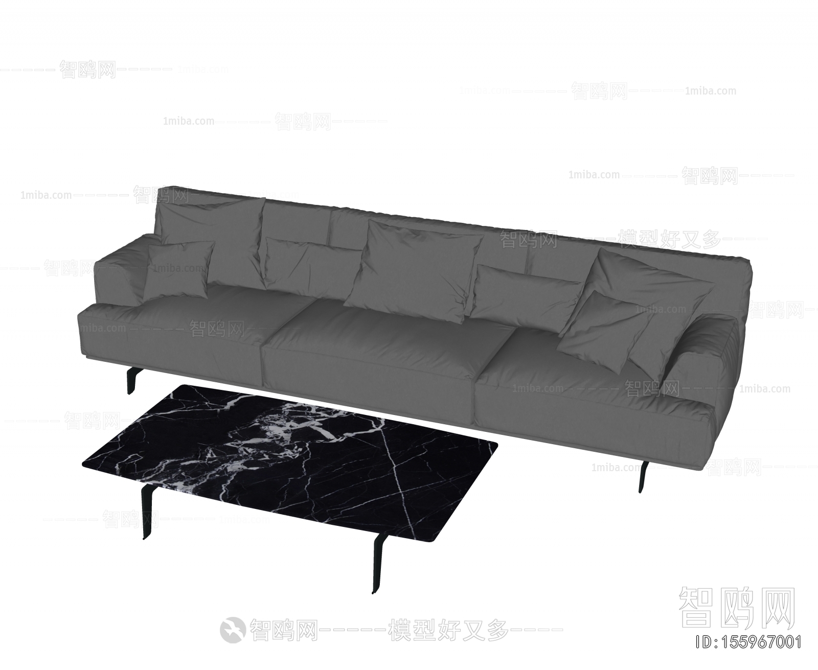 Modern Three-seat Sofa