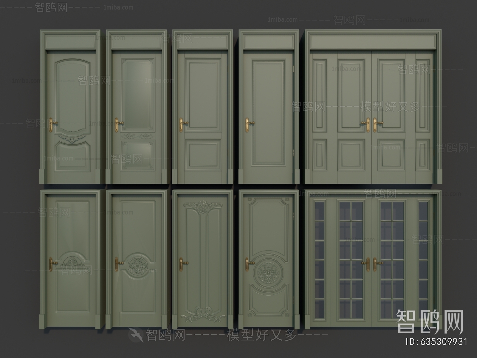 European Style Single Door