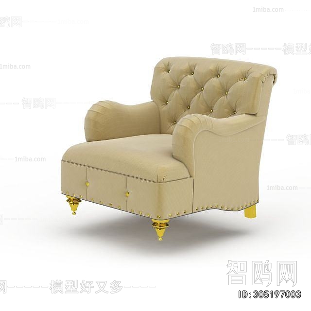European Style Single Sofa