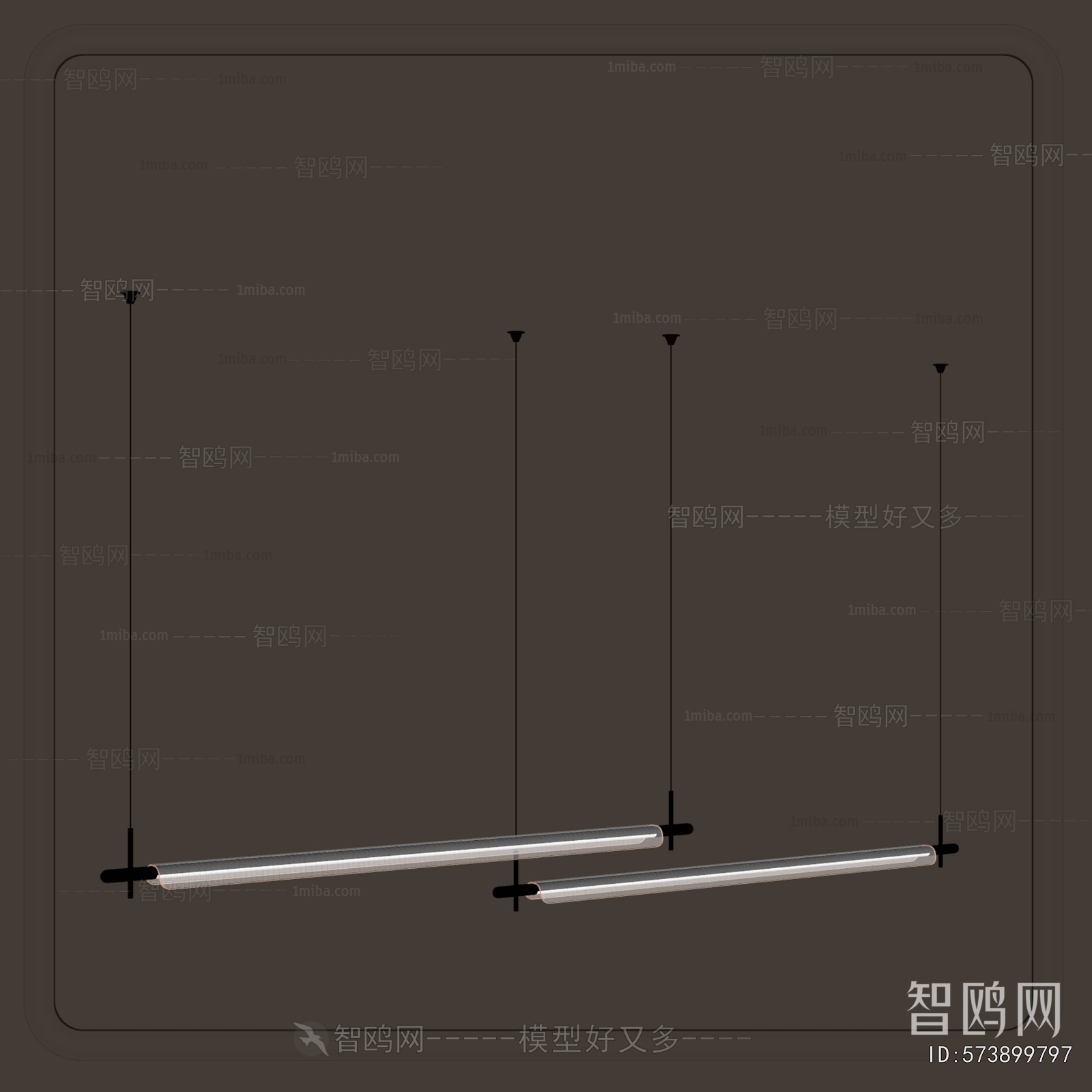 Modern Long Chandelier