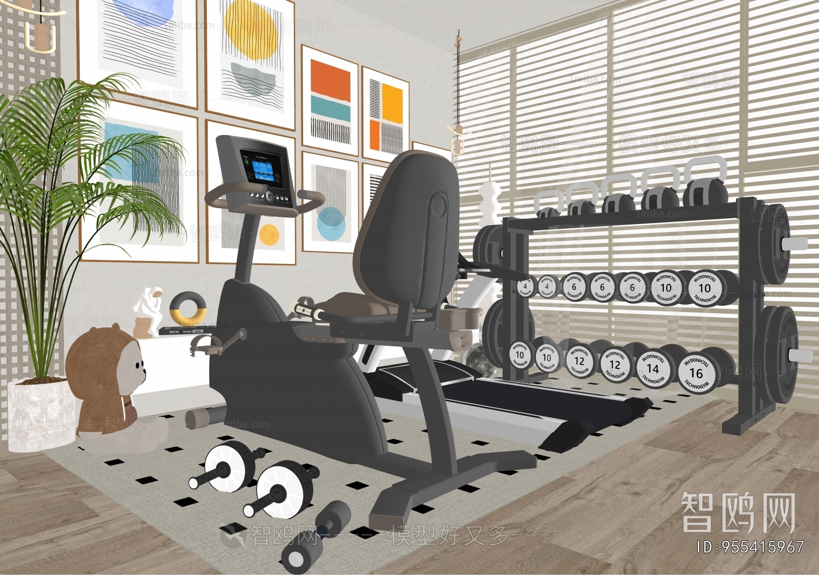 Modern Fitness Equipment