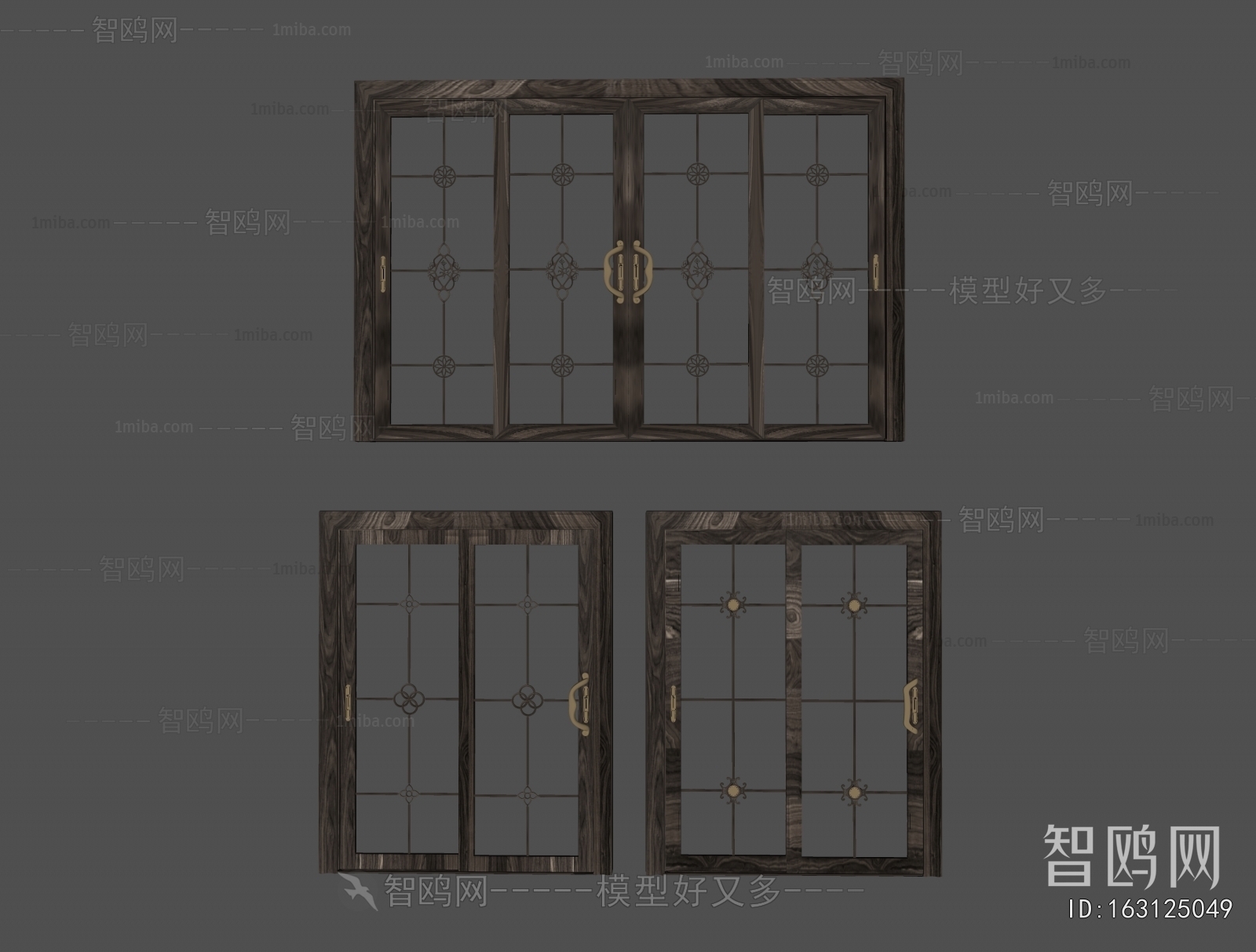 New Chinese Style Sliding Door