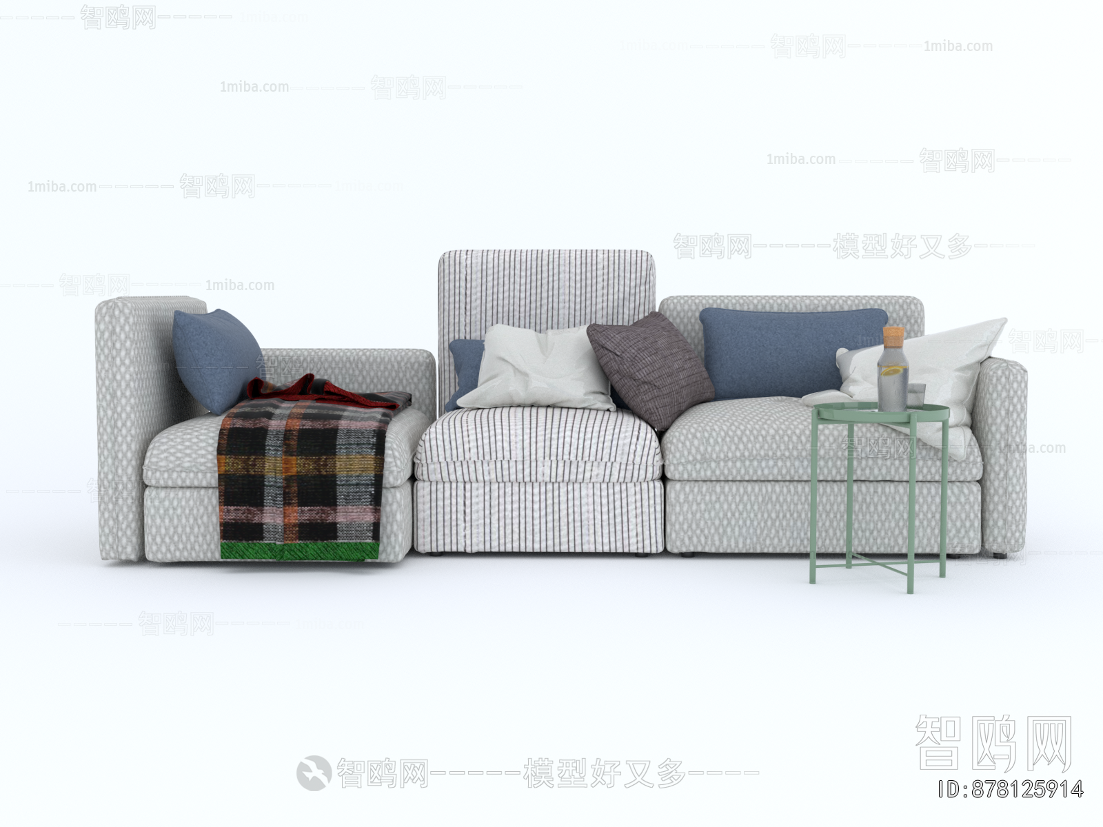 Modern Three-seat Sofa