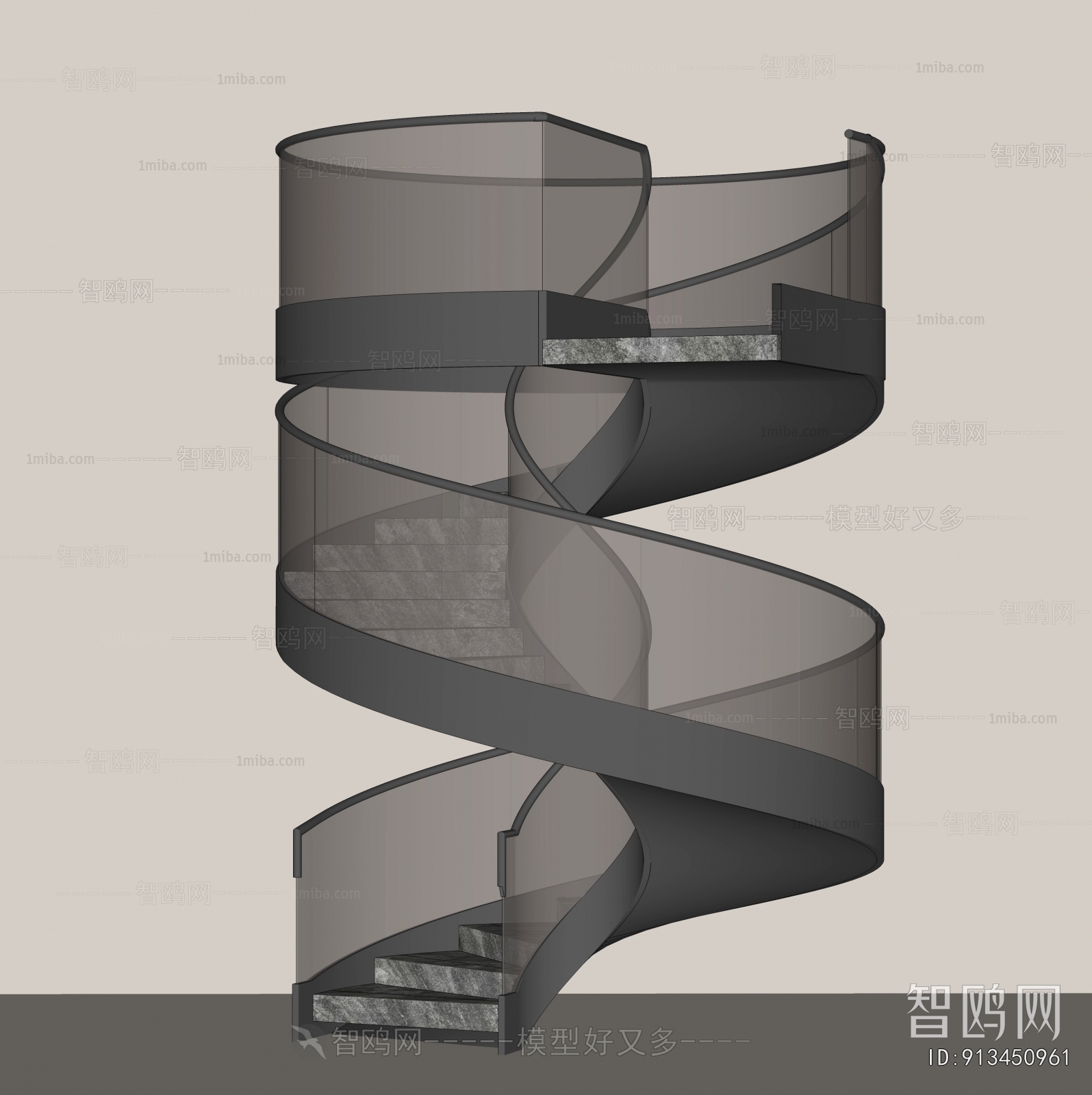 Modern Rotating Staircase