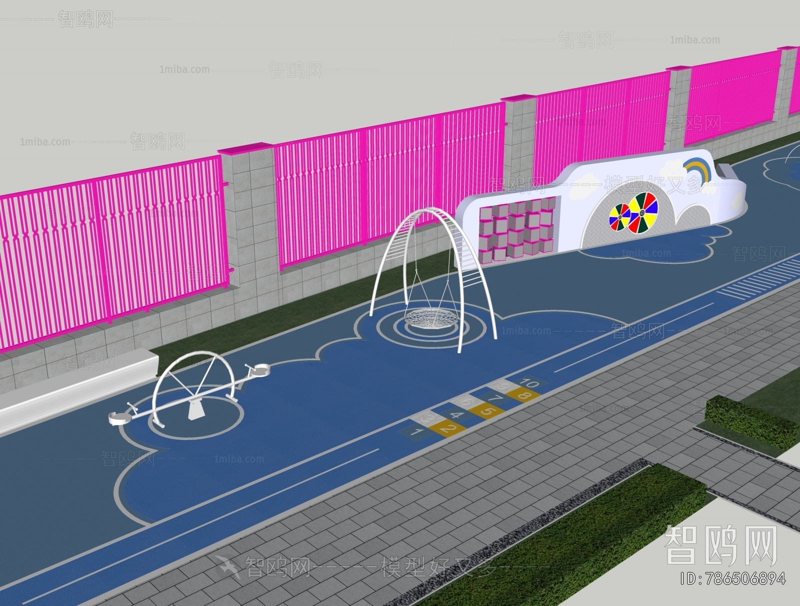 Modern Park Landscape