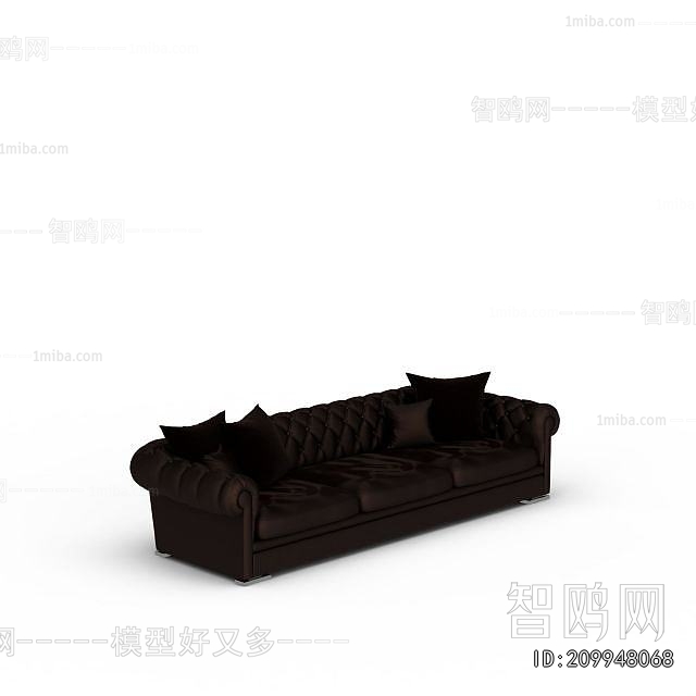 European Style Three-seat Sofa