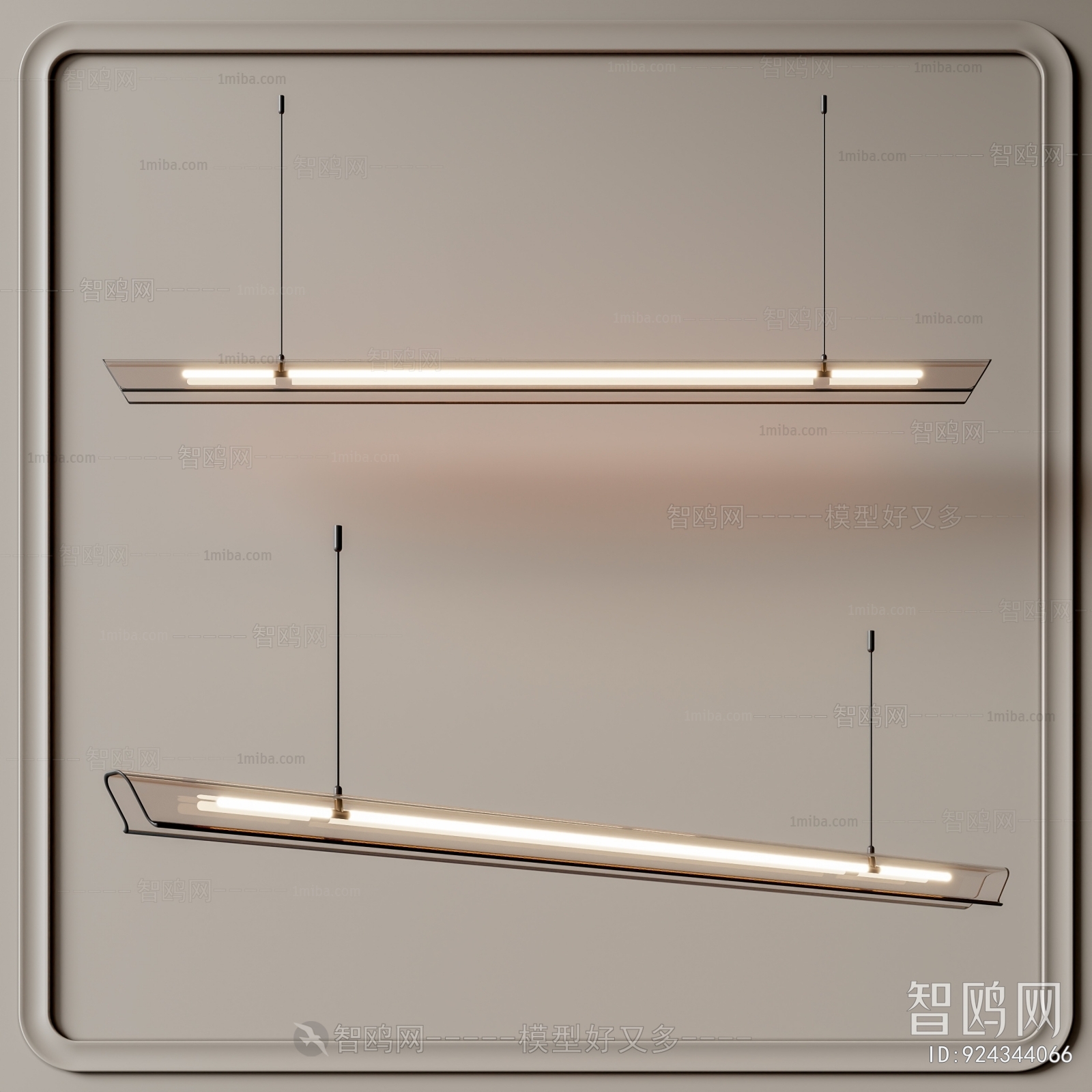 Modern Long Chandelier