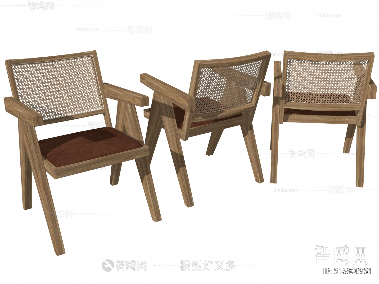 Wabi-sabi Style Lounge Chair