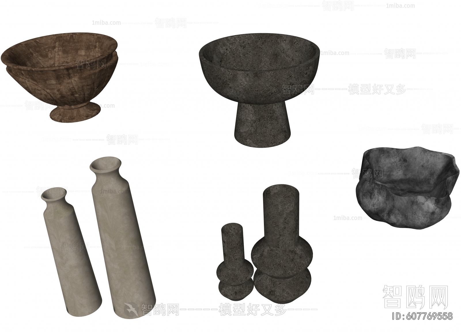 Wabi-sabi Style Clay Pot