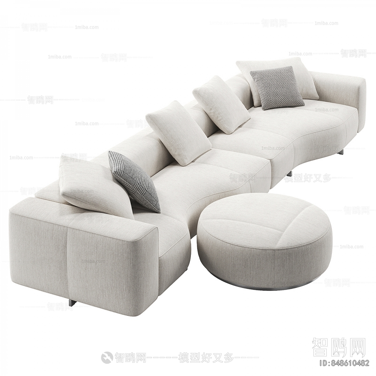 Modern Multi Person Sofa