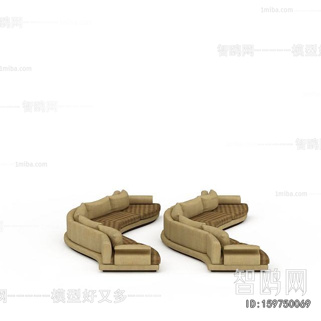 European Style Curved Sofa