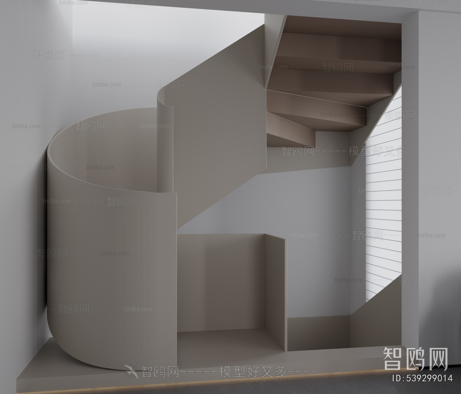 Modern Rotating Staircase