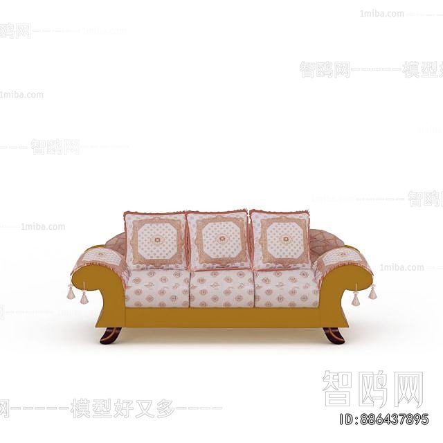 European Style Three-seat Sofa