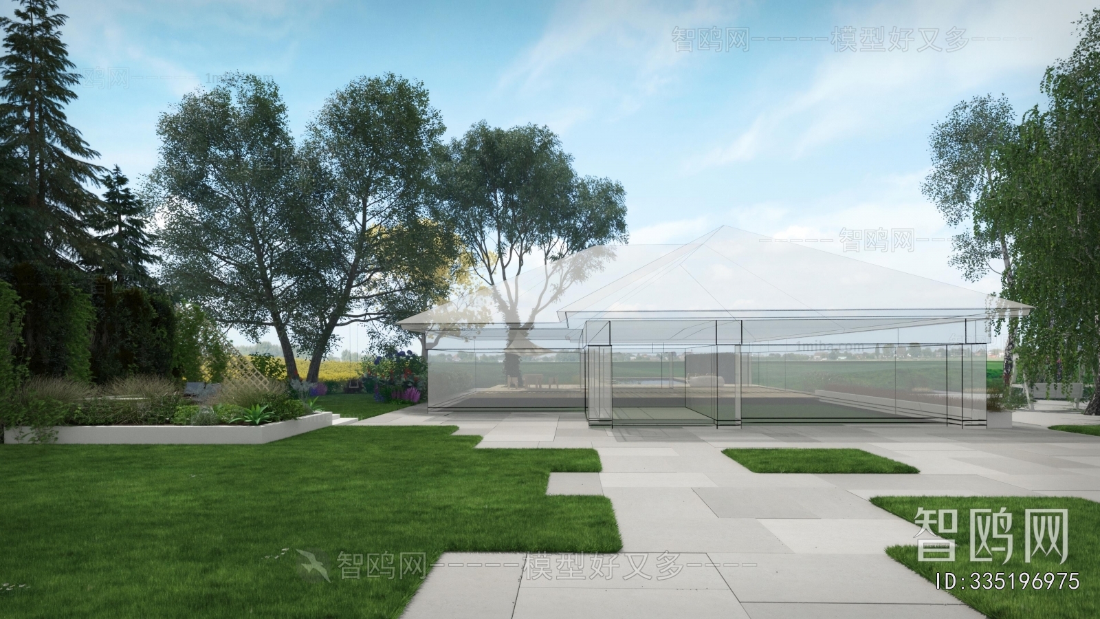 Modern Courtyard/landscape