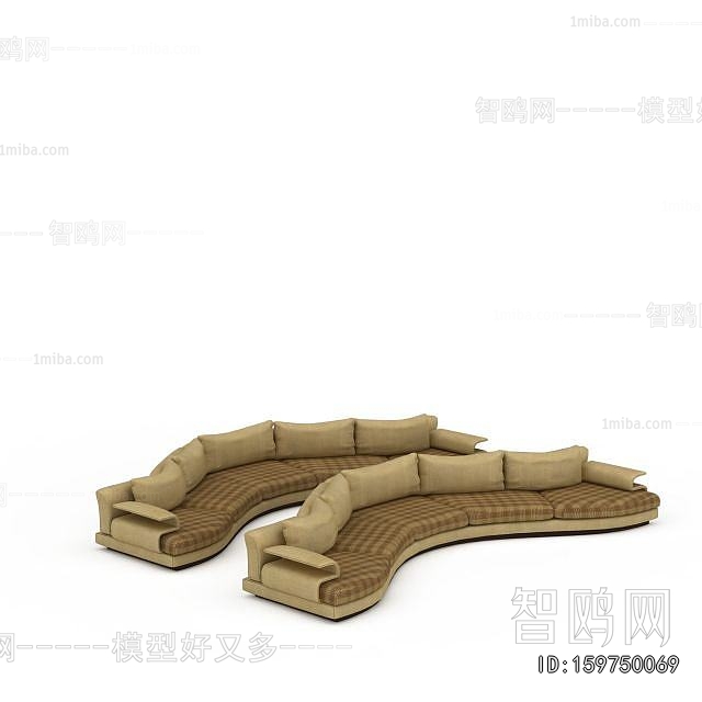 European Style Curved Sofa