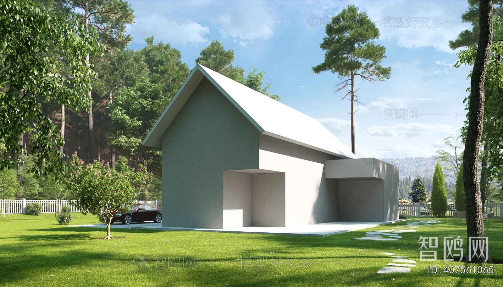 Modern Courtyard/landscape