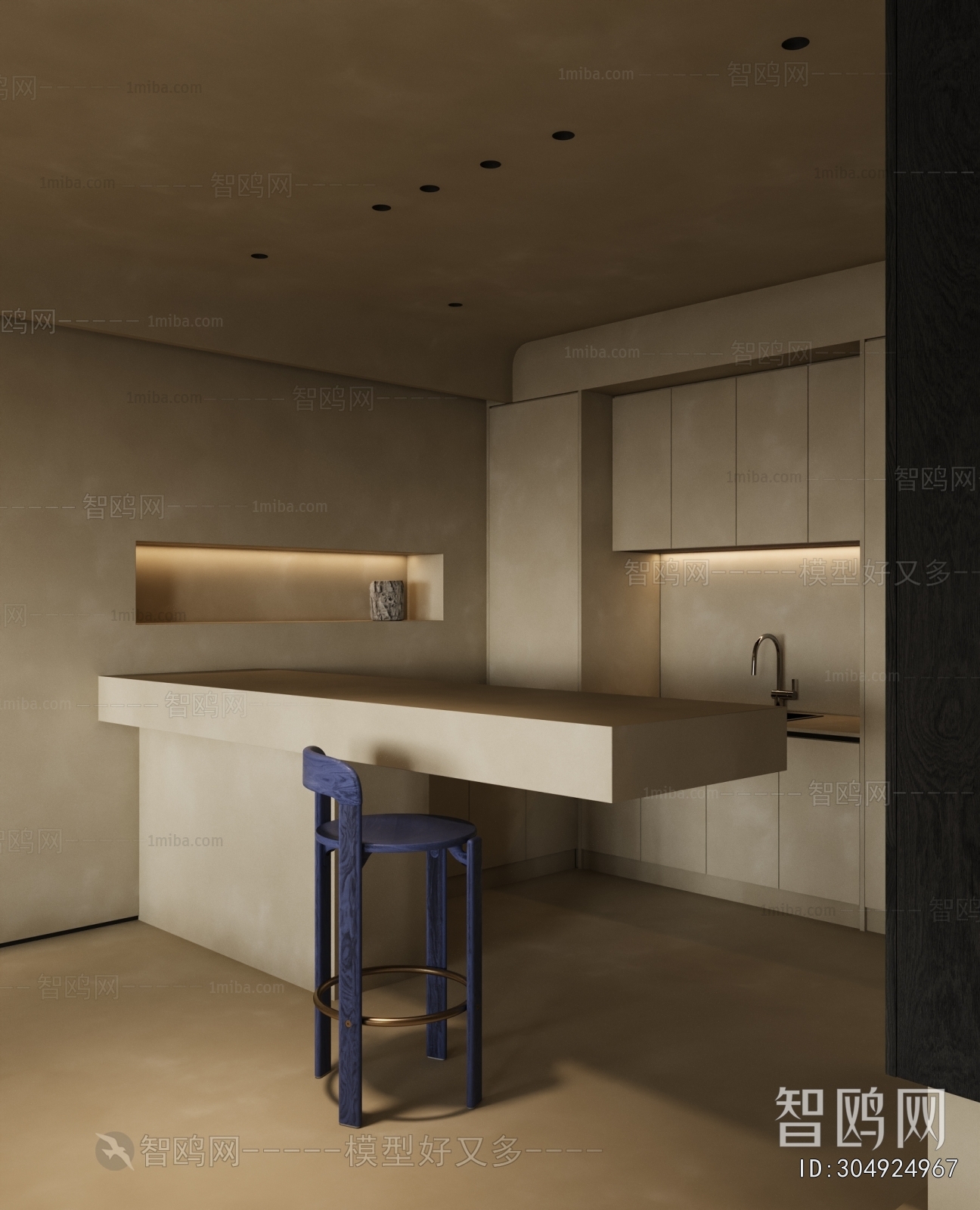 Wabi-sabi Style Dining Room