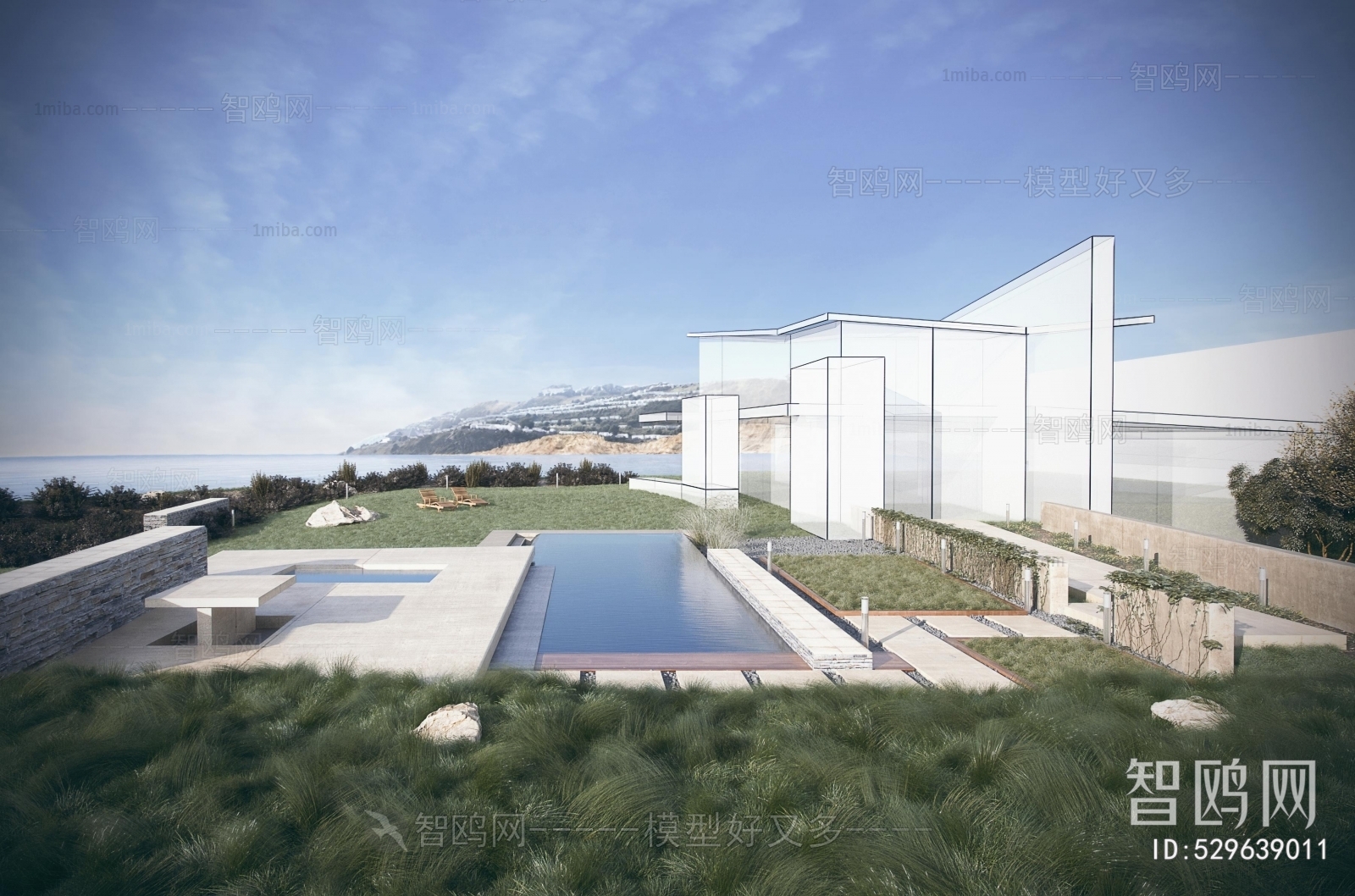 Modern Courtyard/landscape