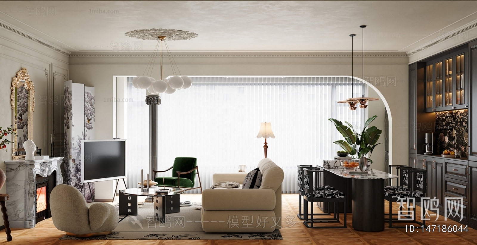 French Style A Living Room