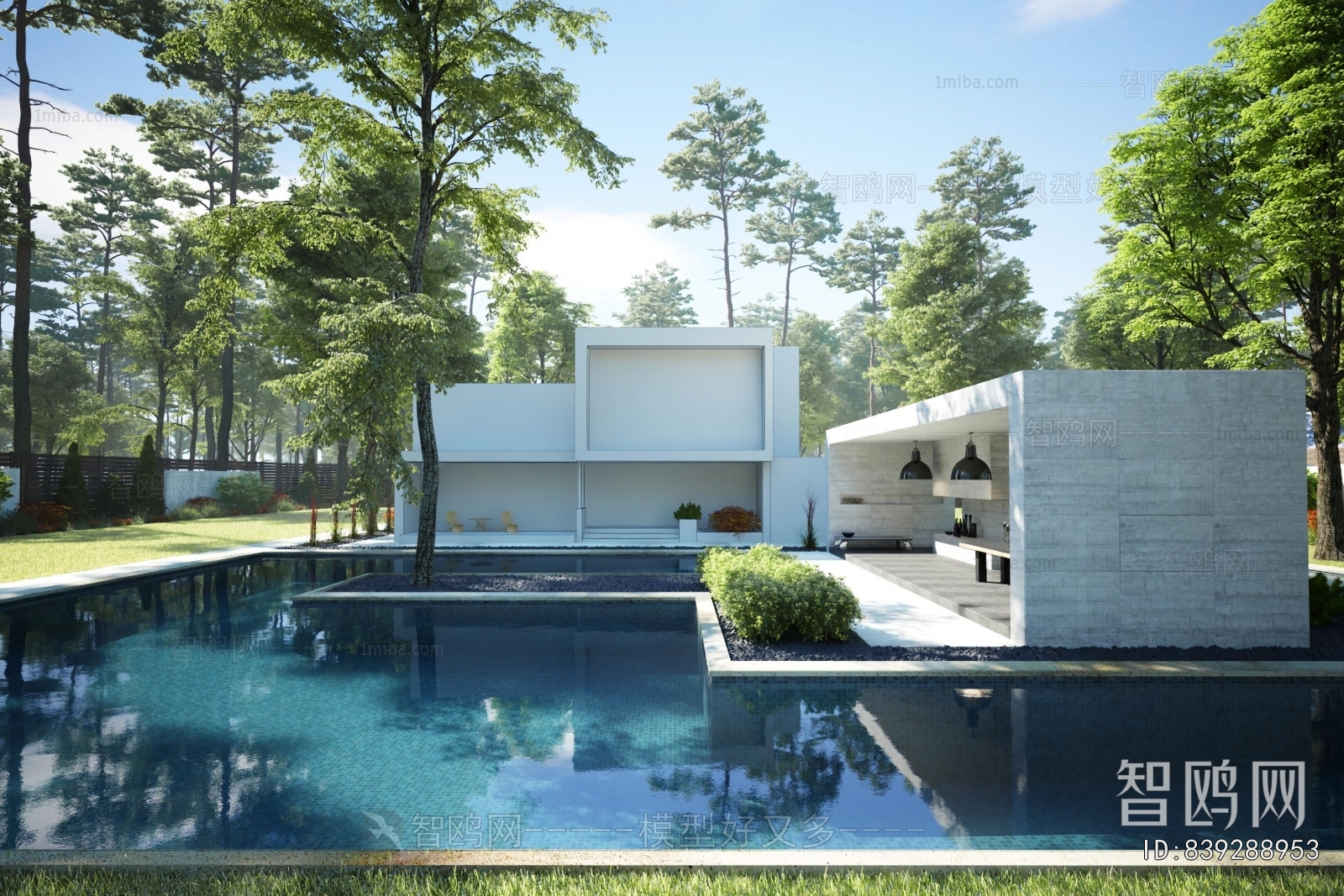 Modern Courtyard/landscape