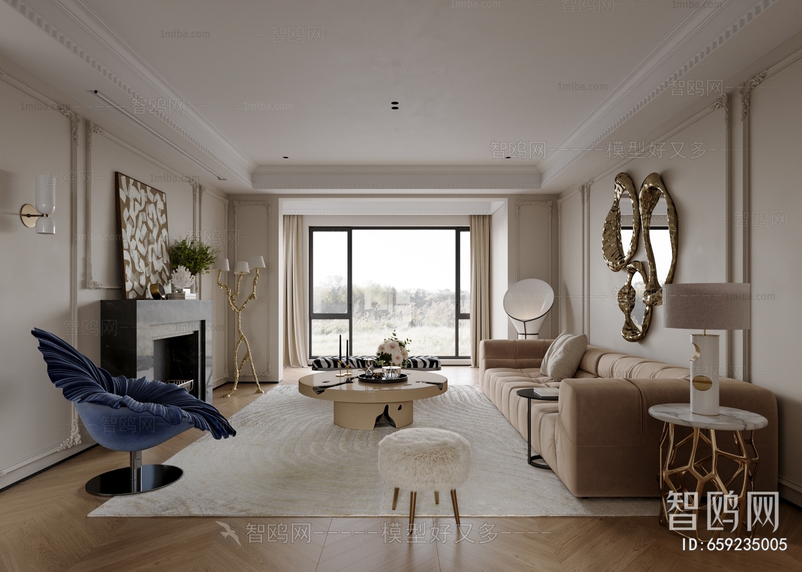 French Style A Living Room