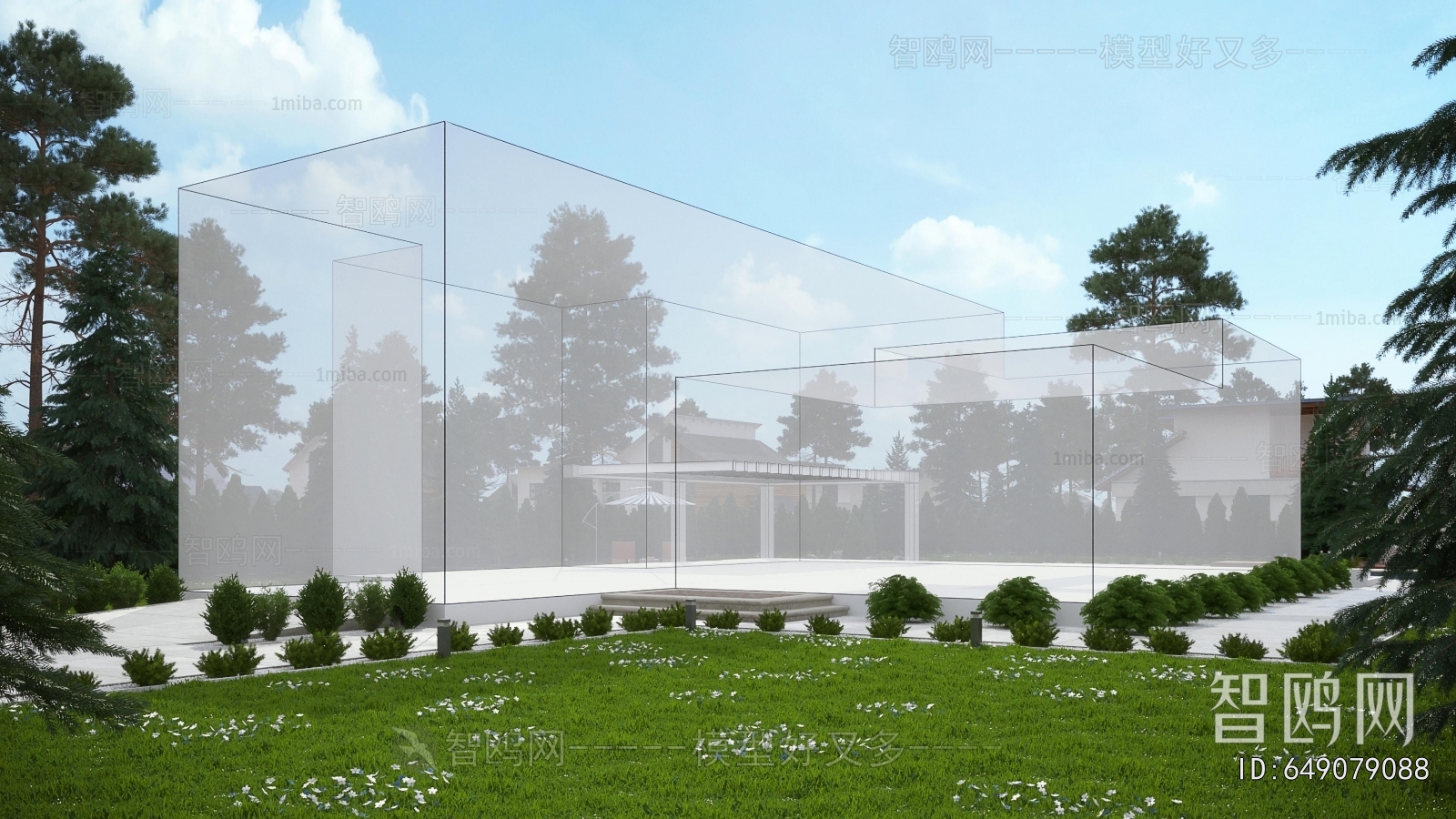 Modern Courtyard/landscape