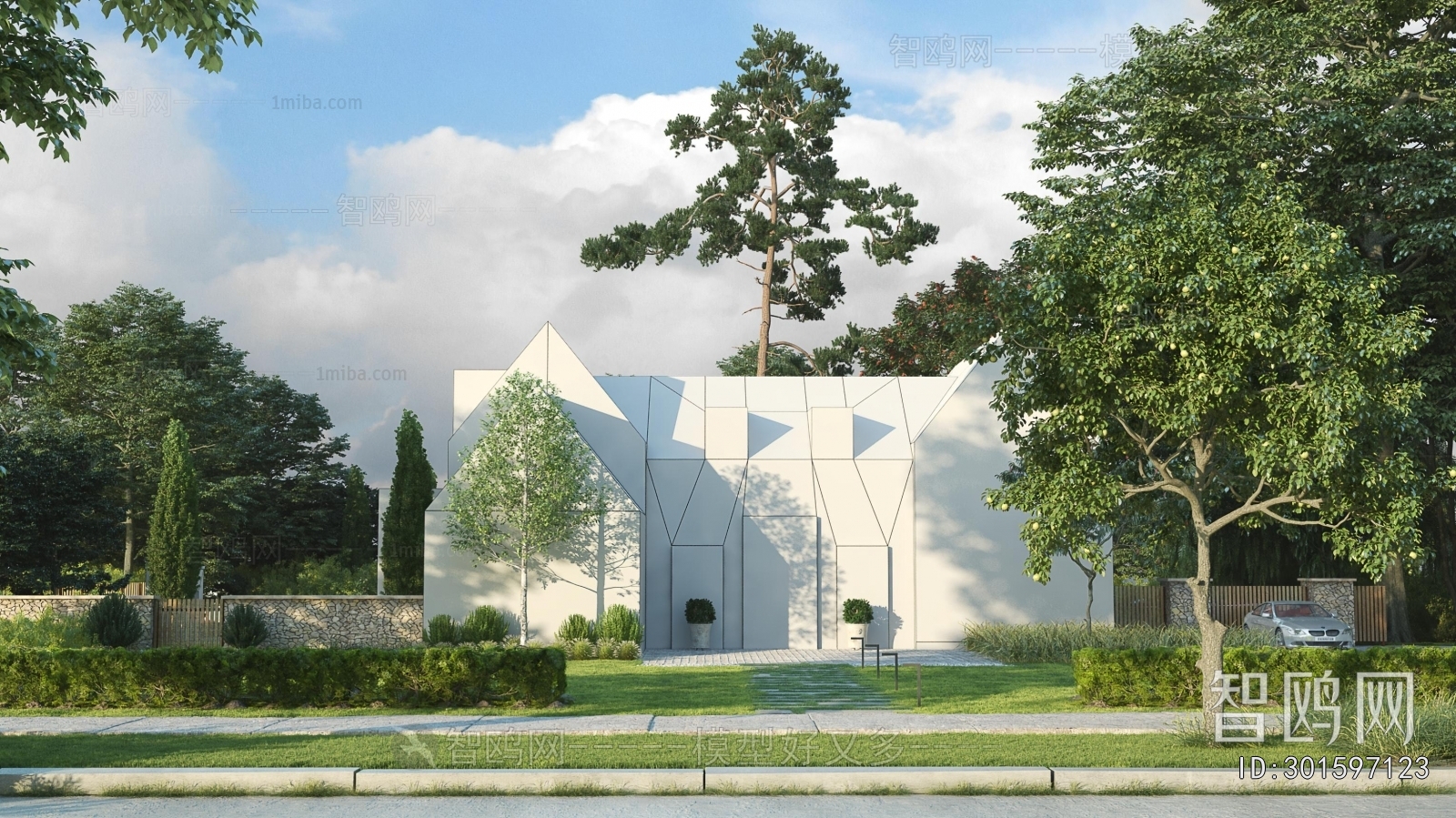 Modern Courtyard/landscape