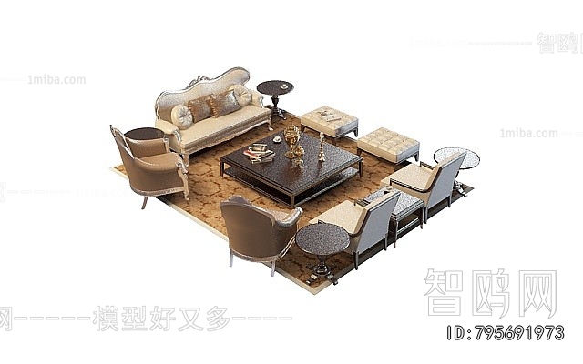 European Style Sofa Combination