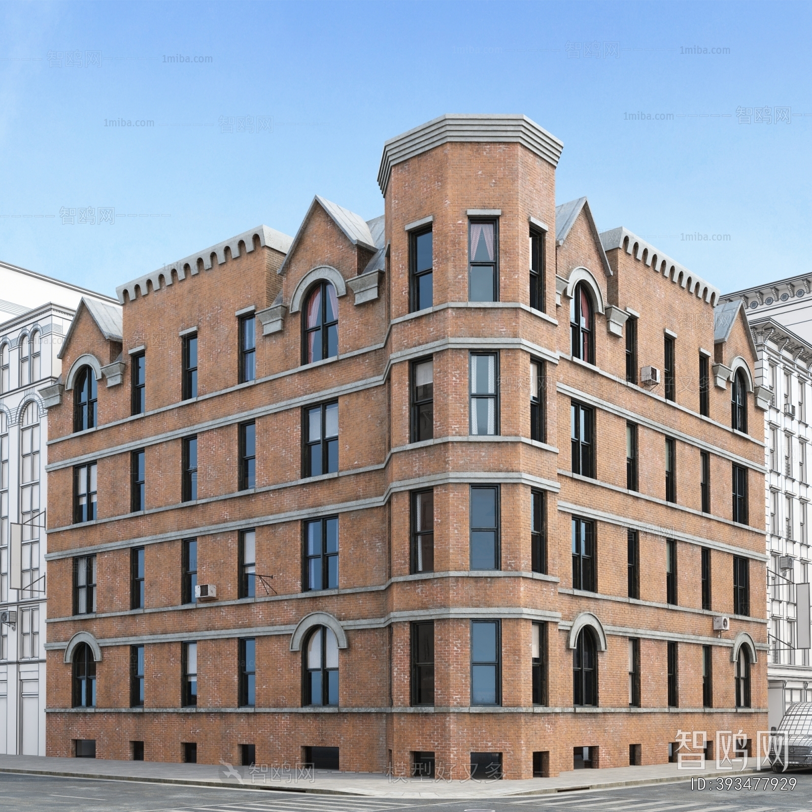 European Style Appearance Of Commercial Building