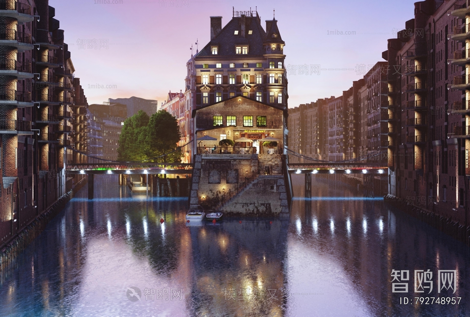 European Style Commercial Street