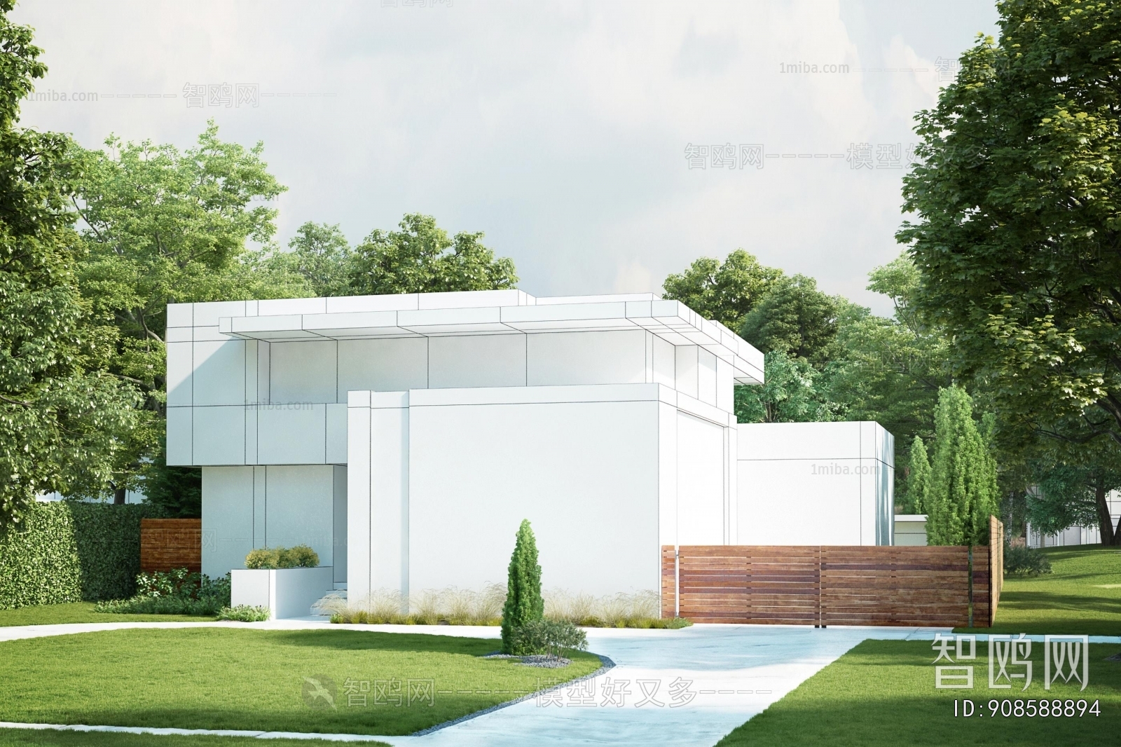 Modern Courtyard/landscape